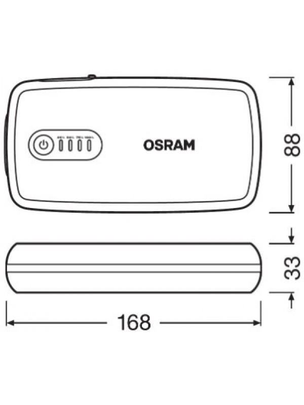 OSRAM BATTERY OBSL300 UŽVEDĖJAS (BUSTERIS)